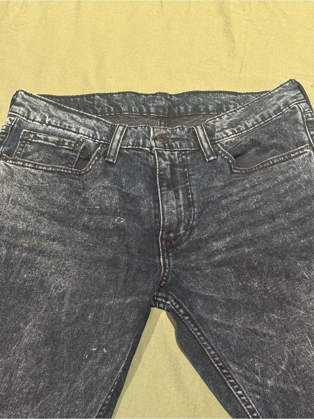 Levi's 511 Blue Acid-Wash Slim Straight Jeans - 32 x 30